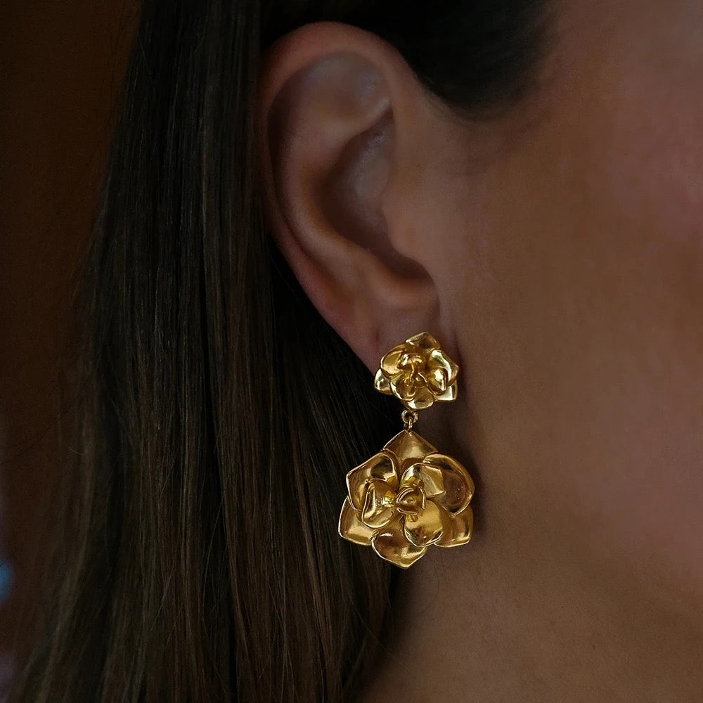 Romantic Rose Earring