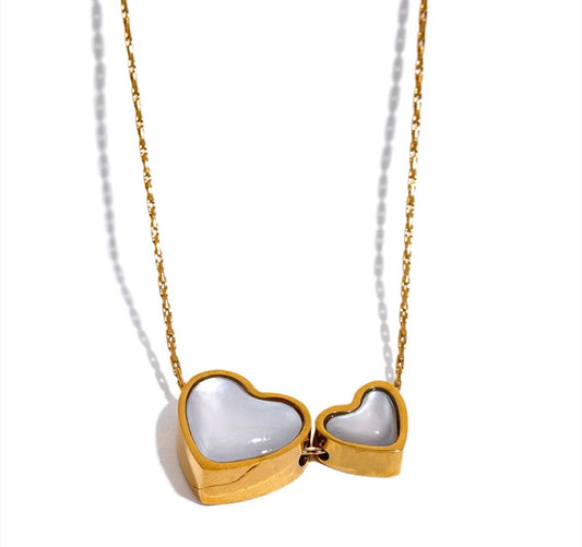 Two Heart Necklace