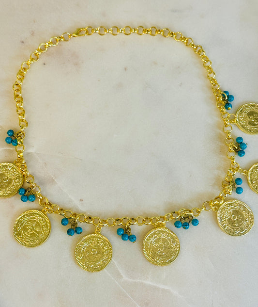 Roma Turquoise Necklace