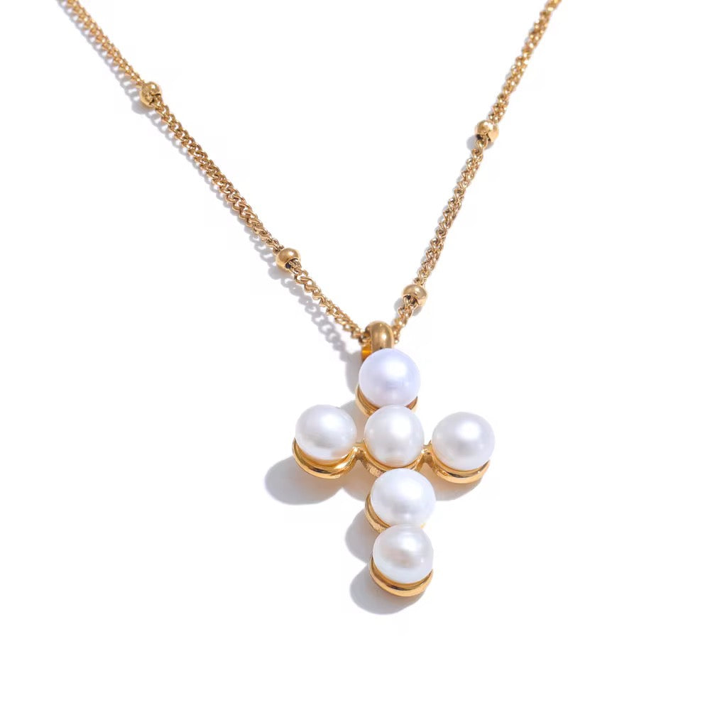 Cruz Perla Necklace