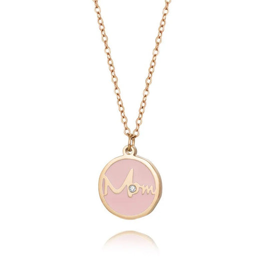 Pink Mom Necklace